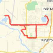20.81 mi Road Cycling in Iron Mountain on Mar 15, 2012 8:05 PM