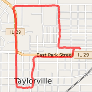 2.55 mi Run in Taylorville on Mar 15, 2012 9:10 PM