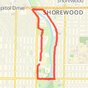 3.39 mi Hike in Milwaukee on Mar 16, 2012 9:46 AM