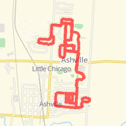 9.02 mi Run in Ashville on Mar 16, 2012 5:56 PM