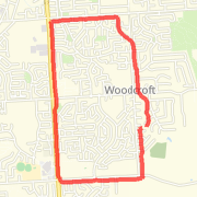 6.92 km Run in Woodcroft on 17/03/2012 2:56 PM