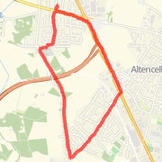 4,93 Kilometer Run on Mär. 17, 2012 at 01:57 nachm.