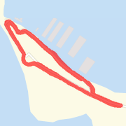 7.10 mi Run in Cadiz on Mar 17, 2012 9:58 AM