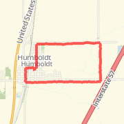 3.08 mi General Road Cycling in Humboldt on Mar 17, 2012 11:26 AM