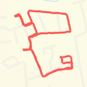 3.76 mi Run in Mt Washington on Mar 17, 2012 1:42 PM