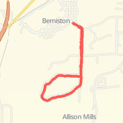 3.23 mi Run in Talladega on Mar 17, 2012 1:01 PM