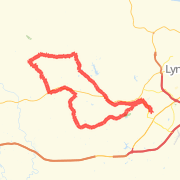 A ride mapped on 03/17/2012