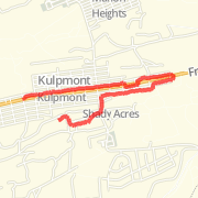 2.58 mi Run in Kulpmont on Mar 17, 2012 4:05 PM