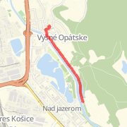 1.73 km Mountain Biking - General in Vy&scaron;n&eacute; Op&aacute;tske on 18.3.2012 8:05