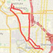 Practice for daily route - (tech and back twice)