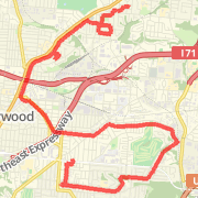 10.39 mi Run in Cincinnati on Mar 18, 2012 11:58 AM