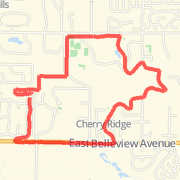 5.01 mi Run in Englewood on Mar 18, 2012 11:11 AM