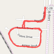 2.02 mi Run in Ashville on Mar 18, 2012 5:08 PM