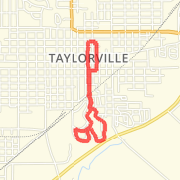 2.66 mi Run in Taylorville on Mar 18, 2012 6:59 PM