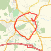 Miskin, Pontyclun and Cross Inn Run route image
