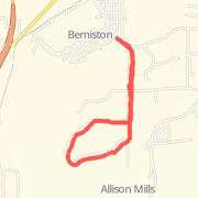 3.24 mi Run in Talladega on Mar 19, 2012 4:17 PM