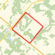7.99 km Run in Flesherton on 2012-03-19 6:35 PM