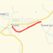 1.84 mi Run in Tower on Mar 19, 2012 5:55 PM
