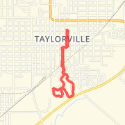 2.59 mi Run in Taylorville on Mar 19, 2012 7:35 PM