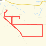 9.25 mile Road Cycling in North Branch on Mar 20, 2012 at 01:51 pm