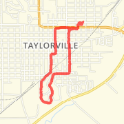3.10 mi Run in Taylorville on Mar 20, 2012 7:05 PM