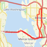 17+ mile I-90 to Seattle loop