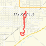 2.20 mi Run in Taylorville on Mar 20, 2012 7:31 PM