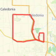 14.44 mile Road Cycling in Franksville on Mar 20, 2012 at 06:43 pm