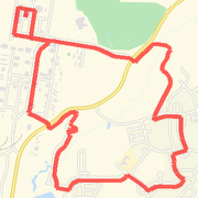 Work run route 10 K