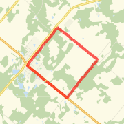 7.96 km Run in Flesherton on 2012-03-21 6:51 PM