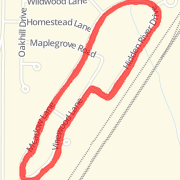 4.32 mi Run in Gibraltar on Mar 21, 2012 8:24 PM