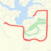Camp Ground to Club house via road