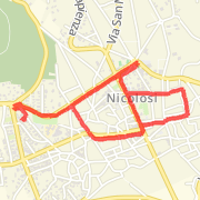 4.17 km General Road Cycling in Nicolosi on 22/mar/2012 07:16