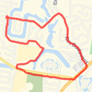 3.24 mi Run on 22/03/2012 6:50 PM