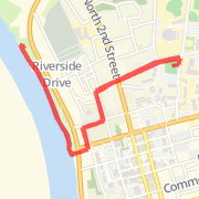 Austin Peay State University Army ROTC Riverwalk Route
