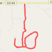 3.61 mi Run in Rangely on Mar 22, 2012 6:15