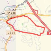 3.01 mi Run in Waynesburg on Mar 22, 2012 11:43 AM