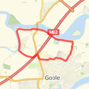 4.46 mi Run in Goole on 22 Mar 2012 18:09