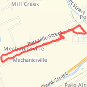 2.08 mi Run in Pottsville on Mar 22, 2012 3:39 PM