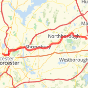 A ride mapped on 03/22/2012