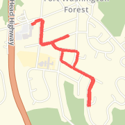 2.11 mi Run in Fort Washington on Mar 22, 2012 6:04 PM