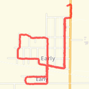 3.10 mile Run/Jog in Early on Mar 22, 2012 at 05:37 pm