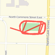 1.01 mi Run in Tuscumbia on Mar 22, 2012 6:55 PM