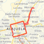 7.71 km Run in Alajuela on 22/03/2012 19:43