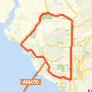 32.66 km Run on 22/03/2012 22:33