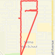 2.49 mi Run on Mar 22, 2012 11:02 PM