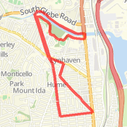 5 Mile Four Mile Run / Mount Jefferson Park Trail Loop