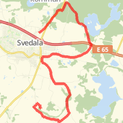 18.15 km Road Cycling in Svedala on 24 mar 2012 09:17