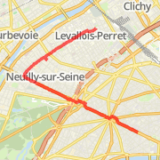 6.91 km Walk in Levallois-Perret on 24 mars 2012 15:23