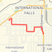 1.61 mi Run in International Falls on Mar 24, 2012 1:21 PM